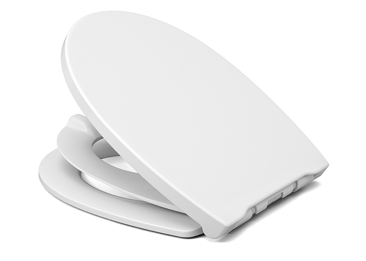 Half-open COMINO FAMILY toilet seat model for families