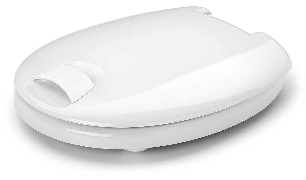 HAROMED klozet kapağındaki koltuk tamponunun yandan görünümü.