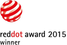 Winner of the Red Dot Design Award. Red Dot Award 2015 winner