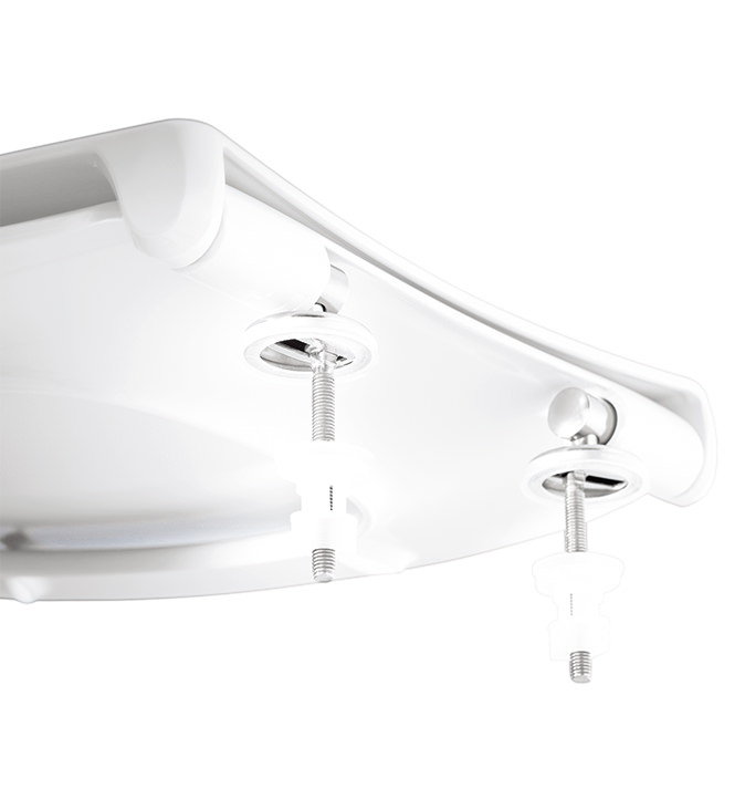 With our numerous hinges and installation solutions, installing a toilet seat is simple and easy.