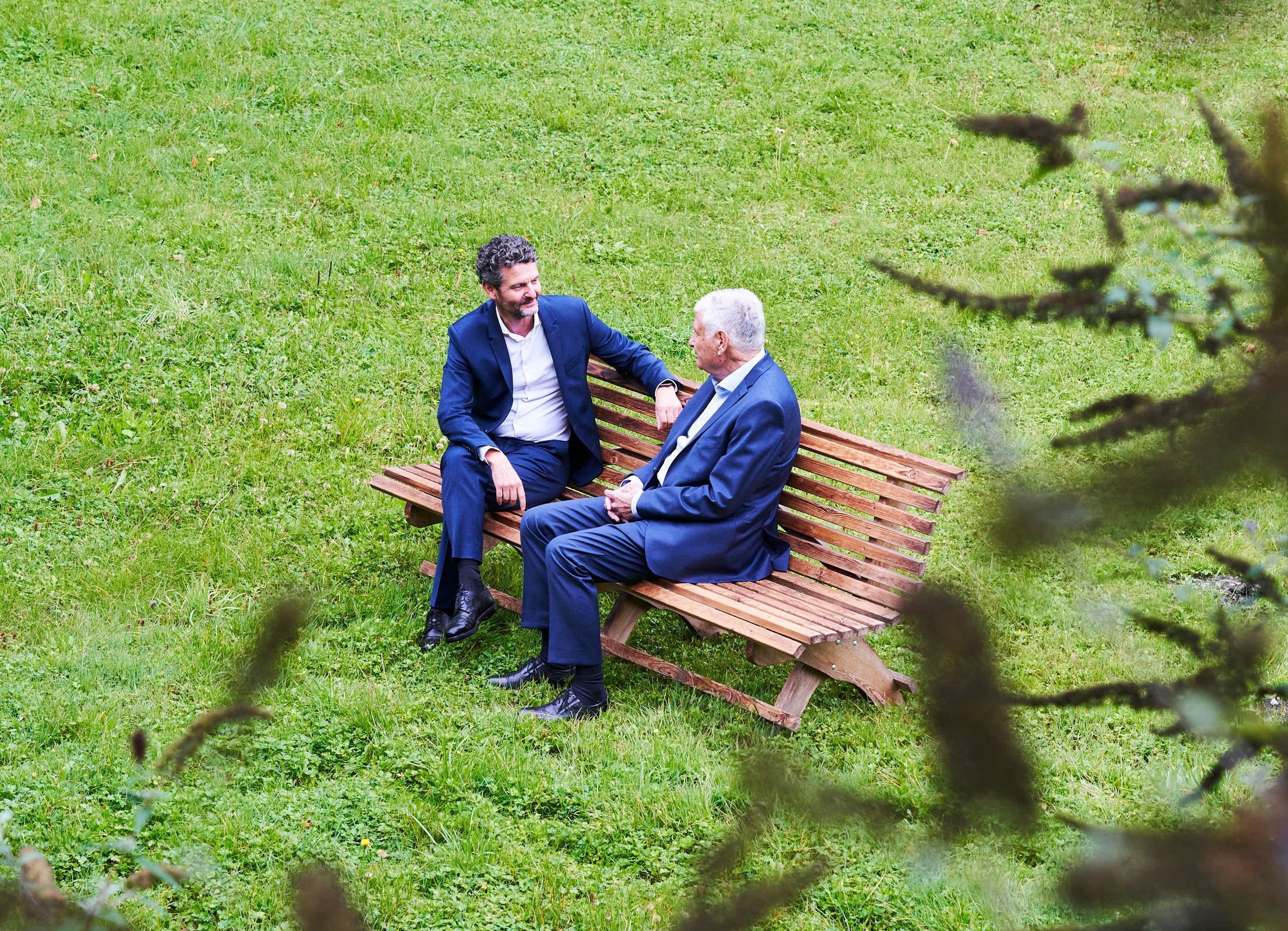 Foto der Hamberger Sanitary Inhaber Peter Hamberger und Dr. Peter M. Hamberger.